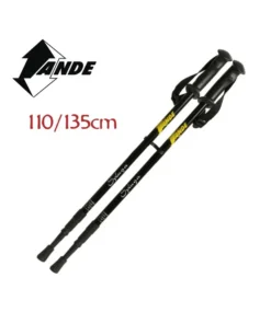 Spluga (Black) – Bastones de trekking regulables – Ande