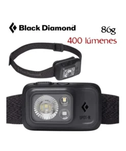Spot 400-R (Graphite) – Luz frontal recargable 400 lm – Black Diamond
