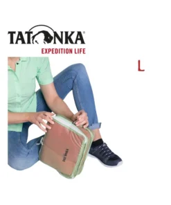 Squeezy Compression L (Light Green)- Bolsa de almacenamiento ultraligera – Tatonka