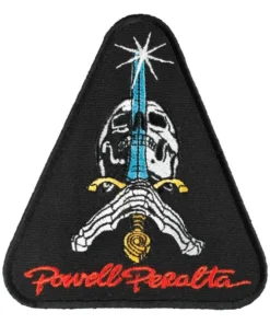 Powell Peralta Skull and Sword black parche