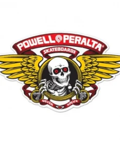 Powell Peralta Winged Ripper red 12″ pegatina