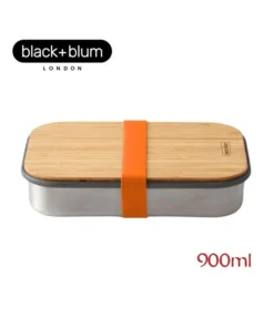 Stainless Steel Sandwich Box Small Orange – Black+Blum