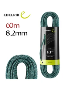 Starling Protect Pro Dry 8,2 mm 60m (Icemint-Night) – Cuerda doble para via larga – Edelrid