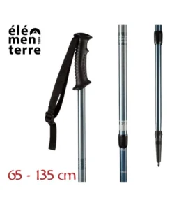 Strollers (Azul/Blanco) – Bastón de senderismo de aluminio- Elementerre