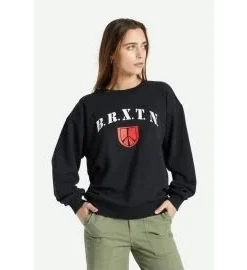 Sudadera Brixton W Peace Shield Negra