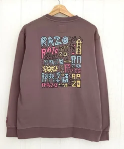 Sudadera Crew Teiron Lettering Razo Unisex