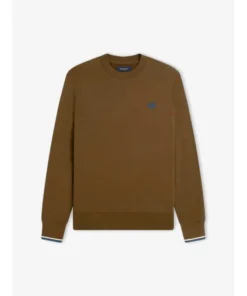 Sudadera Fred Perry Cuello Redondo Para Hombre