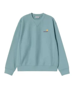 Sudadera Hombre Carhartt WIP American Script Azul