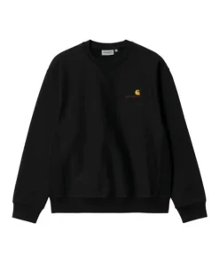Sudadera Hombre Carhartt WIP American Script Negra