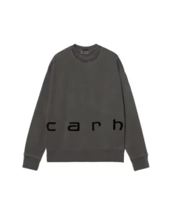 Sudadera Hombre Carhartt WIP Felt Script Sweat Gris