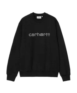 Sudadera Hombre Carhartt WIP Rivet Negra