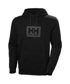 Sudadera Hombre Helly Hansen Box Hoodie Negra
