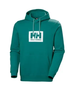 Sudadera Hombre Helly Hansen Box Hoodie Verde