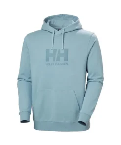 Sudadera Hombre Helly Hansen Logo Hoodie Azul