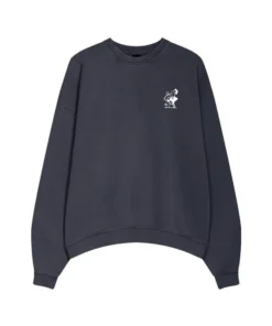 Sudadera Hombre Kaotiko Washed Azul Marino