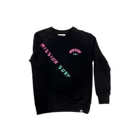 Sudadera Mission Youth Logo Mission Times Negra (8-16 años)