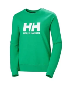 Sudadera Mujer Helly Hansen Crew Logo 2.0 Verde