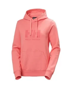 Sudadera Mujer Helly Hansen Logo Hoodie Coral