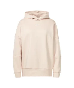 Sudadera Mujer Reebok Lux Hoodie Rosa Palo