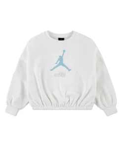 Sudadera Niña Jordan Club Blanca