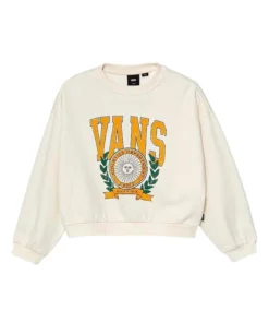 Sudadera Niña Vans First Team Blanca