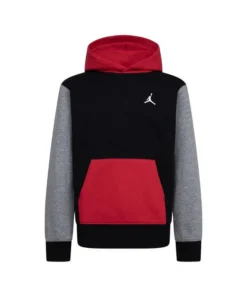Sudadera Niño/a Jordan Negra Rojo