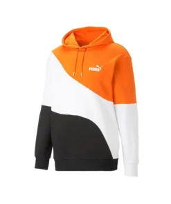 Sudadera Niño Puma Power Naranja Blanca Negro