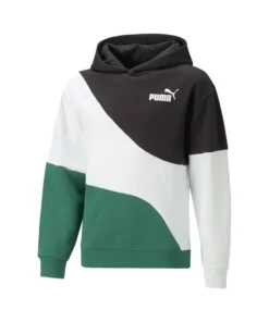 Sudadera Niño Puma Power Verde Blanca Negra