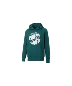 Sudadera Puma Basketball Graphic Booster Hoodie «Varsity Green»