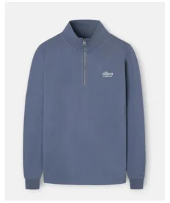 Sudadera Silbon Media Cremallera Slow Life Para Hombre