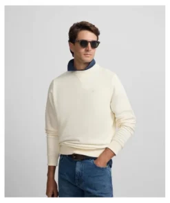 Sudadera Silbon Minilogo Rizo Para Hombre