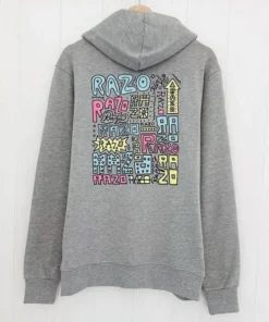 Sudadera Teiron Zip Lettering Razo Para Niños
