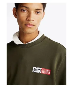 Sudadera Tommy Jeans Regular Con Logo Para Hombre