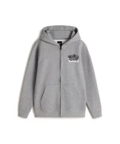 Sudadera Vans Fz Cement Heather Para Niños