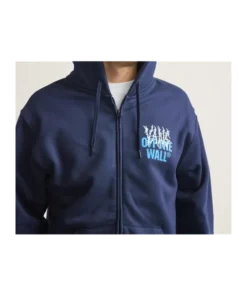 Sudadera Vans Metal Wall Full Zip Para Hombre