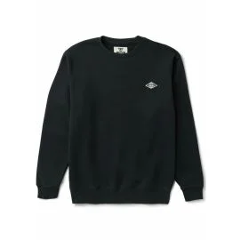 Sudadera Vissla Solid Sets Eco Crew Negra