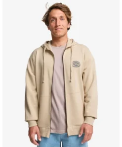 Sudadera Zip Billabong Foundation Para Hombre