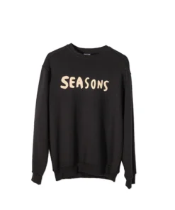 Sudadera Seasons Doodle Crew Neck Charcoal