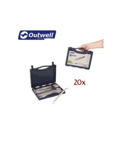 super u-peg box – 20 piquetas con extractor – outwell
