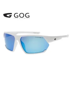 Surazo (Matt White) – Gafas de sol reflex White-Blue – Gog