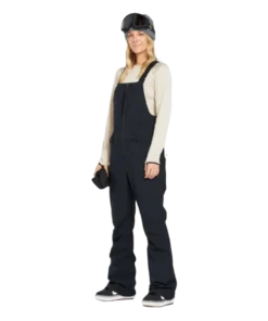 Volcom Swift Bib black peto de snowboard de mujer