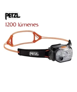 Swift RL Black/Orange (1200 lumens) Linterna frontal compacta, ultrapotente y recargable – Petz
