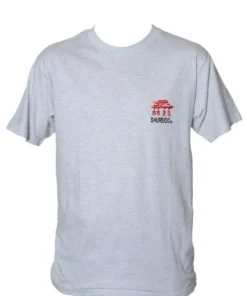 Camiseta Shureido Gris Claro Logo Corazón