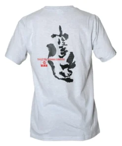 Camiseta Shureido Gris Claro Logo Pecho & Logo en la Espalda