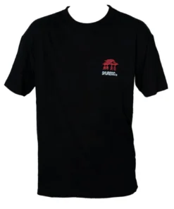 Camiseta Shureido Negra Logo Pecho & Logo en la Espalda