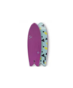 Tabla de Surf Mobyk Fish Quad 5.8 Violet Jade