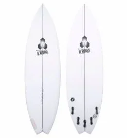 Tabla de Surf Shortboard Channel Islands Al Merrick Better Everyday 5’8″ 27,8L Blanco-Negro (FCS II-5 Fin)