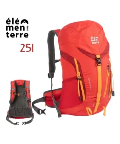 Talca (Rojo) – Mochila de 25 litros para trekking – Elementerre