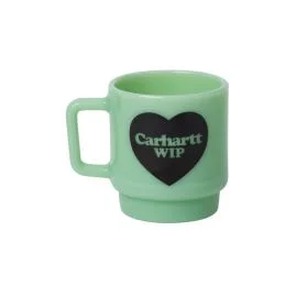 Taza Carhartt WIP Heart Glass Mug Jade