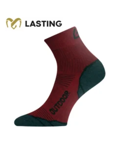 TCC (Rojo) – Calcetines de trekking algodon y antibacterias – Lasting